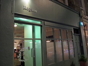 Roganic_exterior Roganic - Entrance in the evening