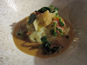 Salcombe Bay Crab with Sea Vegetables, Peanuts and Lemon