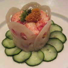 Steamed Lobster with Uni Mousse 